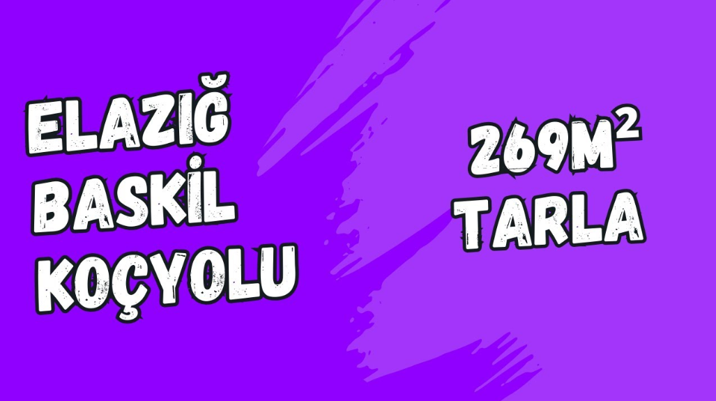 ELAZIĞ BASKİL KOÇYOLU KÖYÜNDE 269M² TARLAMIZ SATILIKTIR. - ELAZIĞ BASKİL fotoğraf 11